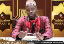 « YOBBALOU DAARA JI » N°3:( Av0rtement médicalisé.) Par Oustaz Daouda Camara