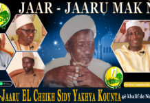 JAAR JAARU MAK ÑI: n°4 « Jaar Jaaru El Cheikh Sidy Yakhya Kounta » 4è Khalif de Ndiassane
