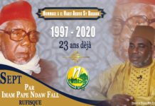 HOMMAGE À MAME ABDOU AZIZ SY DABAKH . Par Imam Pape Ndao Fall de Rufisque